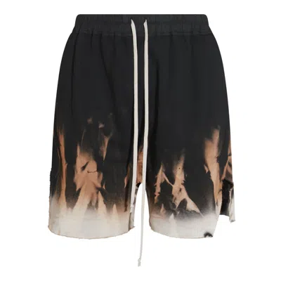 Rick Owens Drkshdw Drkshdw By Rick Owens Cotton Bermuda Shorts In Black