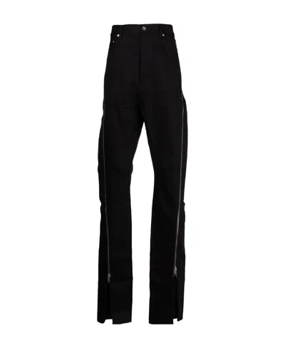 Rick Owens Drkshdw Black Flared Jeans