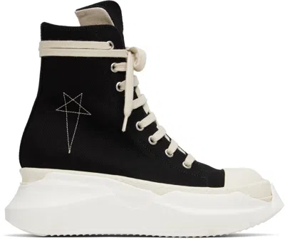 Rick Owens Drkshdw Black Hollywood Abstract Sneak Sneakers