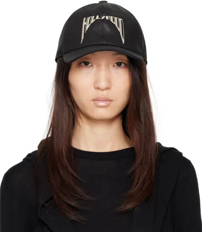 Rick Owens Drkshdw Black 'hollywood' Baseball Cap