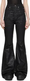 Rick Owens Drkshdw Bolan Bootcut Denim Jeans In 09 Black
