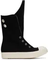 Rick Owens Drkshdw High-top Sneakers In 911 Black/milk/milk