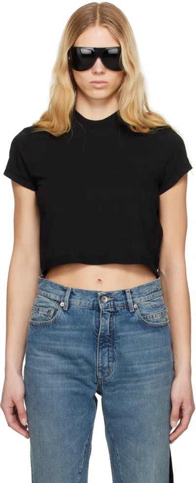 Rick Owens Drkshdw Black Hollywood Cropped Small Level T-shirt
