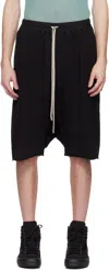 Rick Owens Drkshdw Drkshdw By Rick Owens Man Shorts & Bermuda Shorts Black Size M Cotton, Elastane In 09 Black