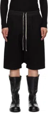 Rick Owens Drkshdw Drkshdw By Rick Owens Man Shorts & Bermuda Shorts Black Size M Cotton, Elastane In 09 Black