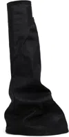 Rick Owens Drkshdw Tall Shaft Textured Finish Boots