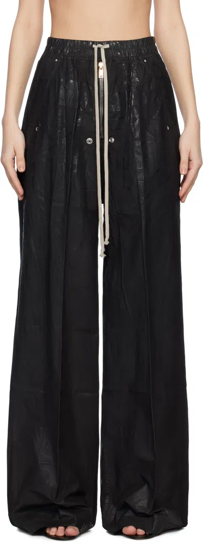 Rick Owens Drkshdw Black Hollywood Geth Belas Lounge Pants
