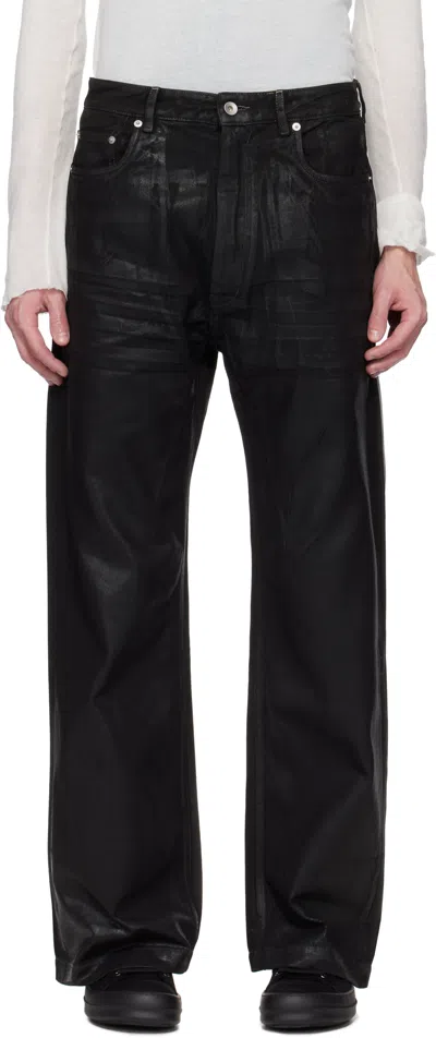 Rick Owens Drkshdw Black Hollywood Geth Jeans In 09 Black