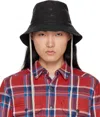 Rick Owens Drkshdw Black 'hollywood' Gilligan Bucket Hat