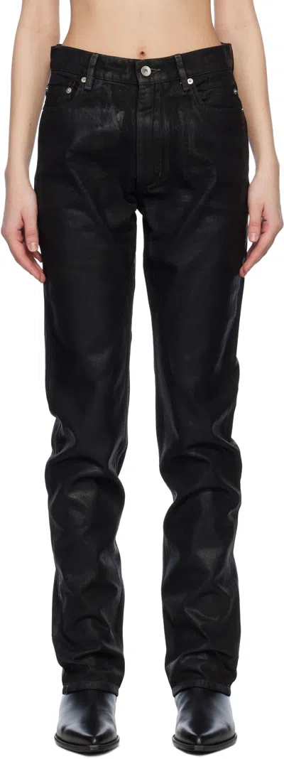 Rick Owens Drkshdw Black Hollywood Granbury Jeans In 09 Black