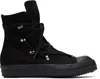 Rick Owens Drkshdw Black Hollywood Hexa Sneaks Sneakers In 09all All Black
