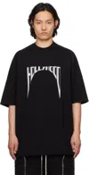 Rick Owens Drkshdw Mens Black Pearl Level Crew-neck Relaxed-fit Cotton-jersey T-shirt In 0911 Black/milk