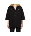 Rick Owens Drkshdw Black Hollywood Magnum Tommy Shirt In Black