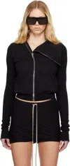 Rick Owens Drkshdw Black Hollywood Mountain Sweatshirt In 09 Black