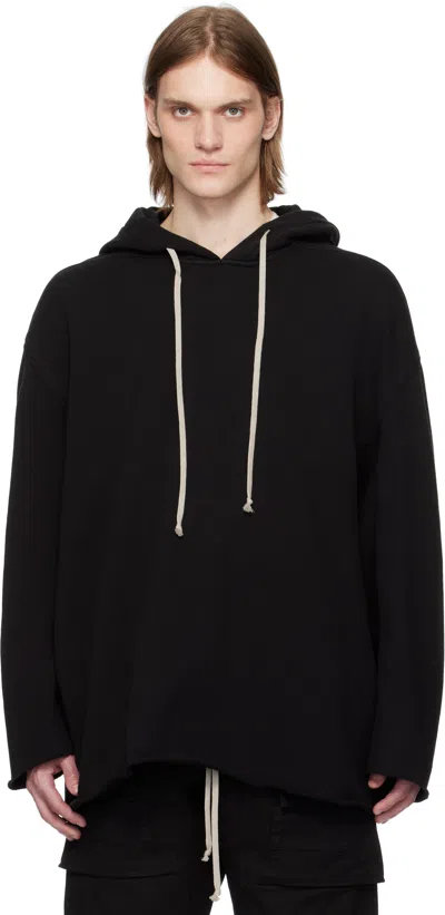 Rick Owens Drkshdw Black Hollywood Peter Hoodie In 09 Black