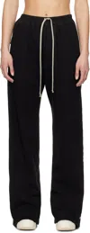 Rick Owens Drkshdw Pusher Organic Cotton Track Pants In 09 Black