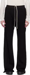 Rick Owens Drkshdw Black Hollywood Pusher Sweatpants In 09 Black