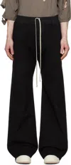 Rick Owens Drkshdw Black Hollywood Pusher Sweatpants In 09 Black