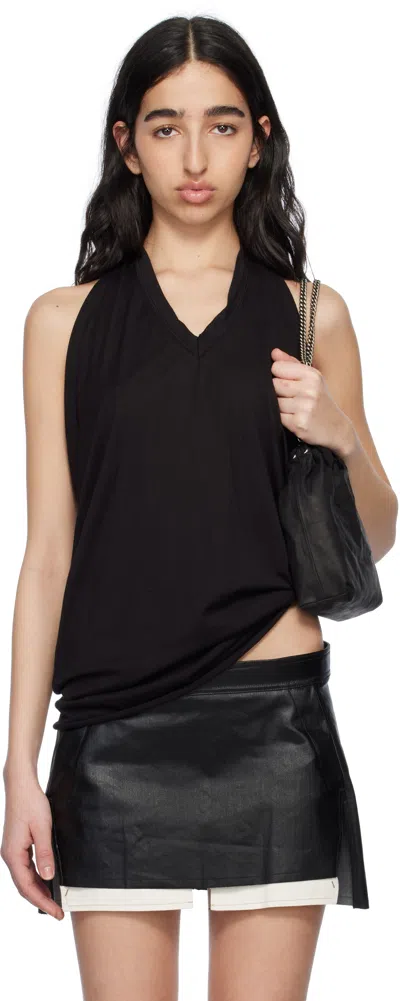 Rick Owens Drkshdw Black Hollywood Sally Top In 09 Black