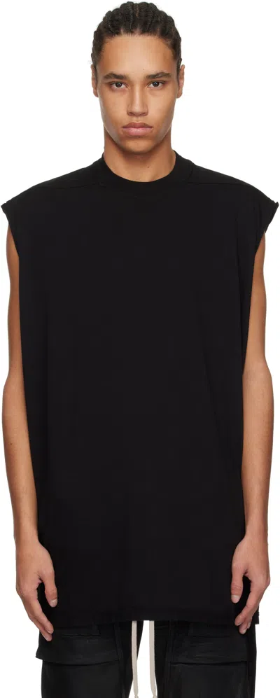 RICK OWENS DRKSHDW BLACK HOLLYWOOD TARP T-SHIRT