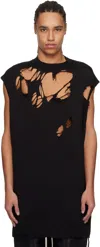 Rick Owens Drkshdw Hollywood Tarp In Jersey Di Garza Di Cotone In 09 Black