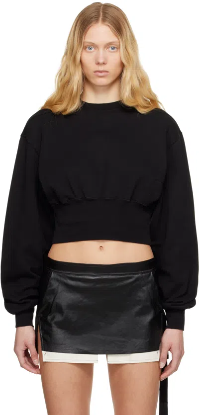 Rick Owens Drkshdw Black Hollywood Tatlin Sweatshirt In 09 Black