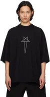RICK OWENS DRKSHDW BLACK HOLLYWOOD TOMMY T-SHIRT