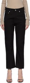 Rick Owens Drkshdw Black Hollywood Vdd Trousers In 09 Black