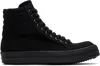 Rick Owens Drkshdw Black Hollywood Vintage High Sneakers In 09all All Black