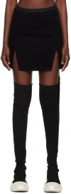 Rick Owens Drkshdw Black Lido Miniskirt In 09 Black
