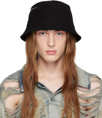 Rick Owens Drkshdw Black Pocket Gilligan Hat In 09 Black