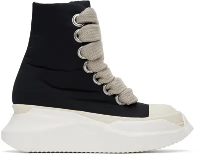 Rick Owens Drkshdw Jumbo Laced Abstract Sneakers In 9811 Black Pearl