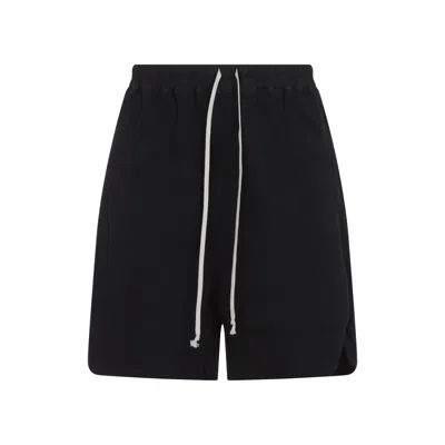RICK OWENS DRKSHDW DRKSHDW BY RICK OWENS BLACK RELAXED-FIT SHORTS