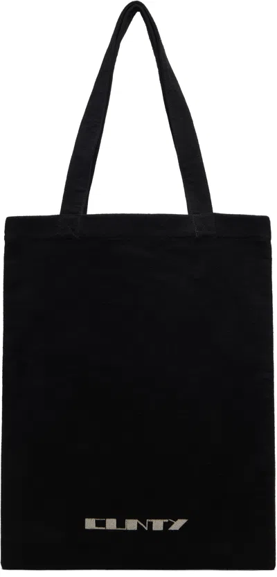 Rick Owens Drkshdw Black Shopper Tote