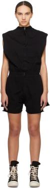 Rick Owens Drkshdw Black Tatlin Jumpsuit In 09 Black