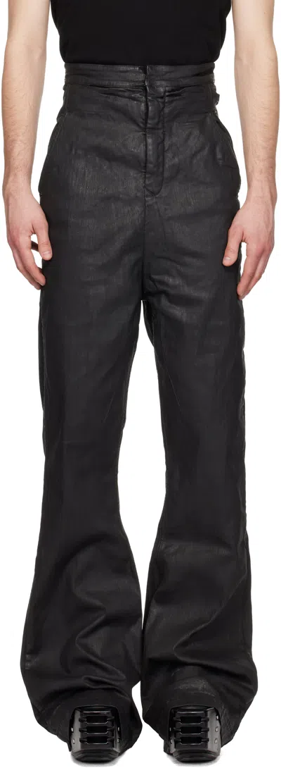 Rick Owens Drkshdw Black Temple Dirt Bolan Jeans