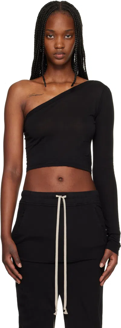 Rick Owens Drkshdw Black Temple Ziggy T-shirt