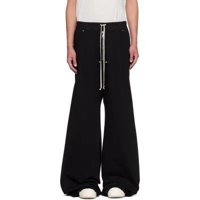 Rick Owens Drkshdw Black Tower Geth Belas Sweatpants In 09 Black