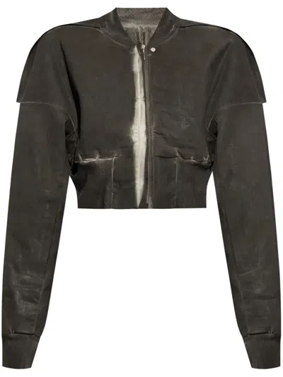 RICK OWENS DRKSHDW BLEACH-WASH JACKET