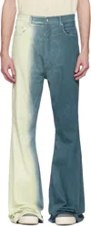 Rick Owens Drkshdw Hollywood Jeans In 86d Toothpaste Degra