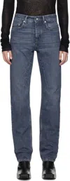 Rick Owens Drkshdw Blue Concordians Fog Cut Jeans In Blue