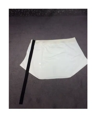 Rick Owens Drkshdw Boat-neck Cotton-blend T-shirt In White