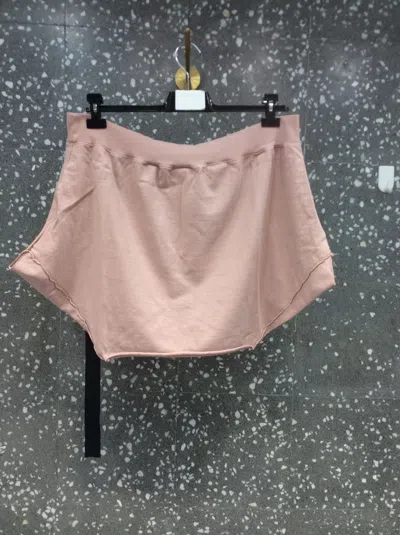 Rick Owens Drkshdw Boat-neck Cotton T-shit In Pink