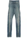 Rick Owens Drkshdw Hollywood Bolan Banana Denim Pants In Blue