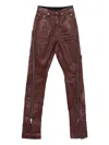 Rick Owens Drkshdw Flared Design Bootcut Denim Trousers In Brown