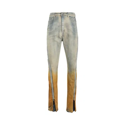 Rick Owens Drkshdw Bolan Banana Slim-cut Jeans In Blue