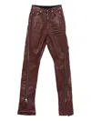 Rick Owens Drkshdw Bolan Banana Side-zip Jeans In Brown