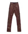 Rick Owens Drkshdw Bolan Banana Side-zip Jeans In Brown