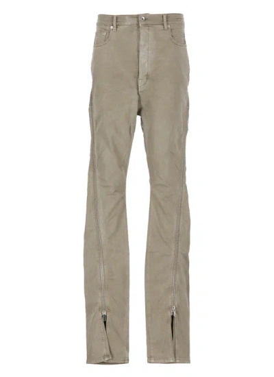 Rick Owens Drkshdw Bolan Banana Trousers In Beige