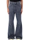 Rick Owens Drkshdw Bolan Bootcut In Blue